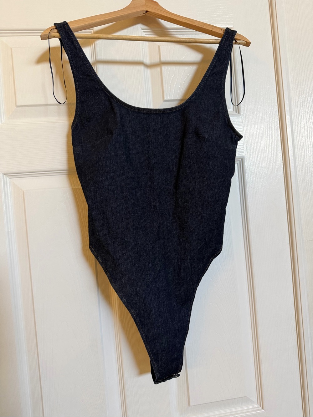 Zara Dark Denim Blue Bodysuit